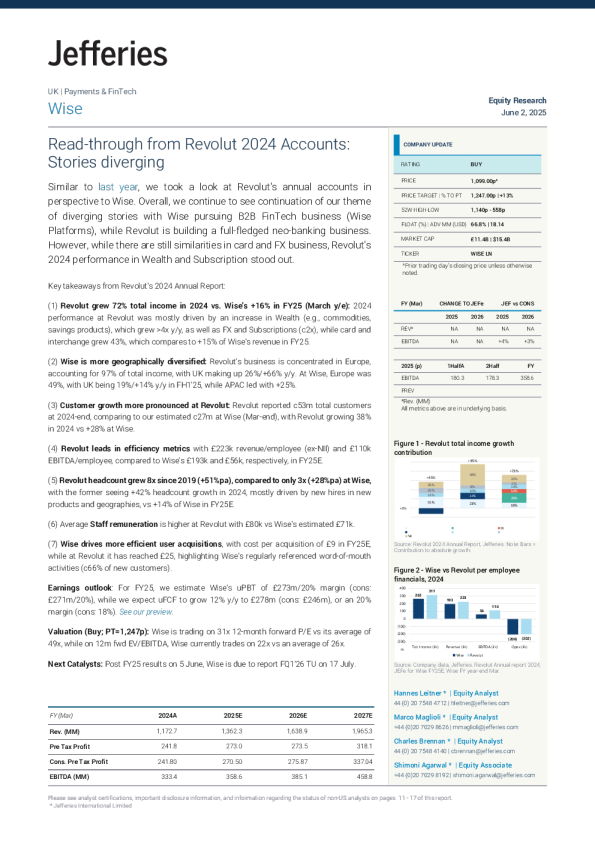 明智（WISE）：从Revolut2024年报中解读：故事分化