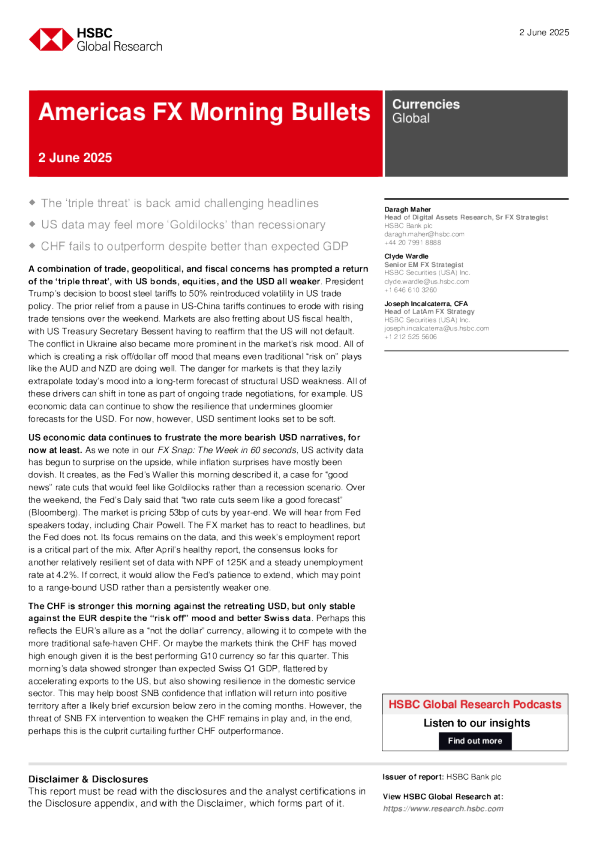 美洲外汇早报