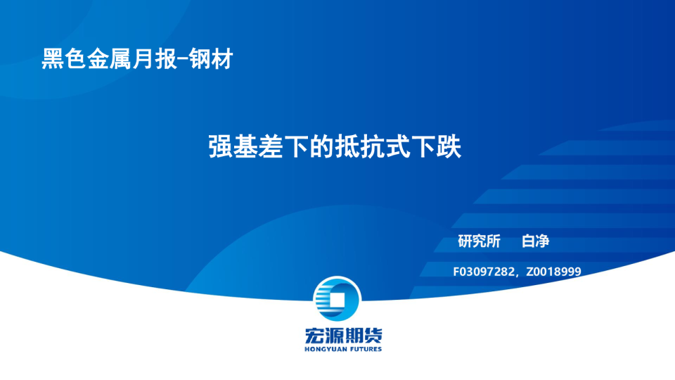 强基差下的抵抗式下跌