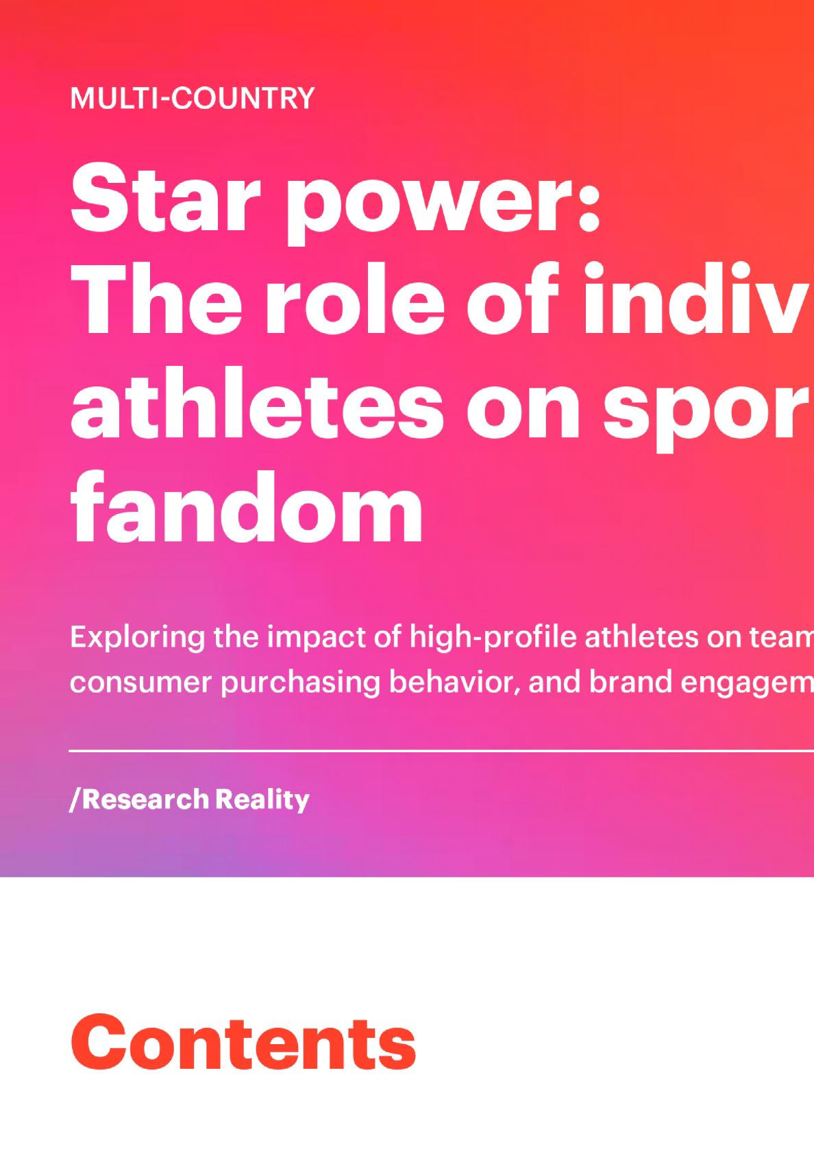 多国报告-明星力量：个体运动员在体育迷中的作用