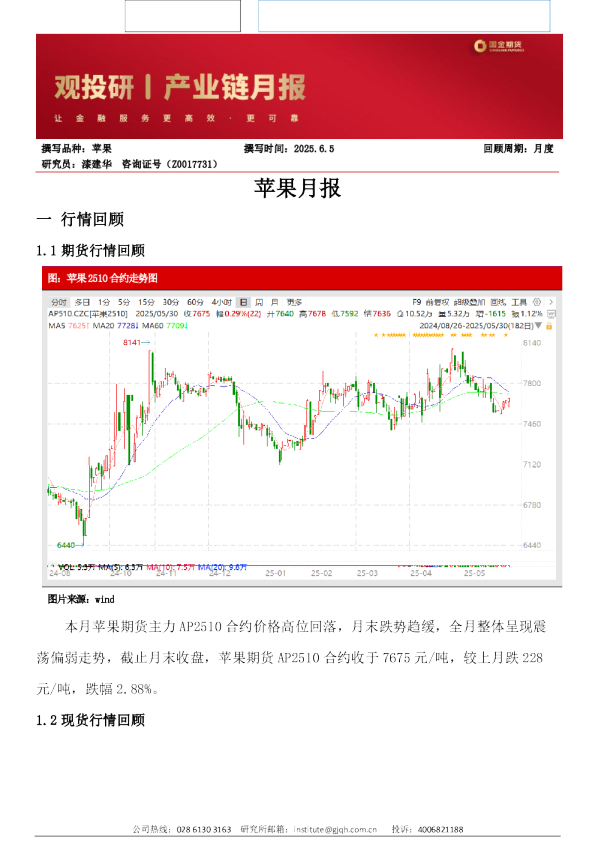 苹果月报