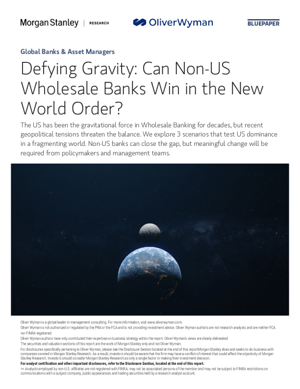 非美国批发银行能在新的世界秩序中获胜吗?