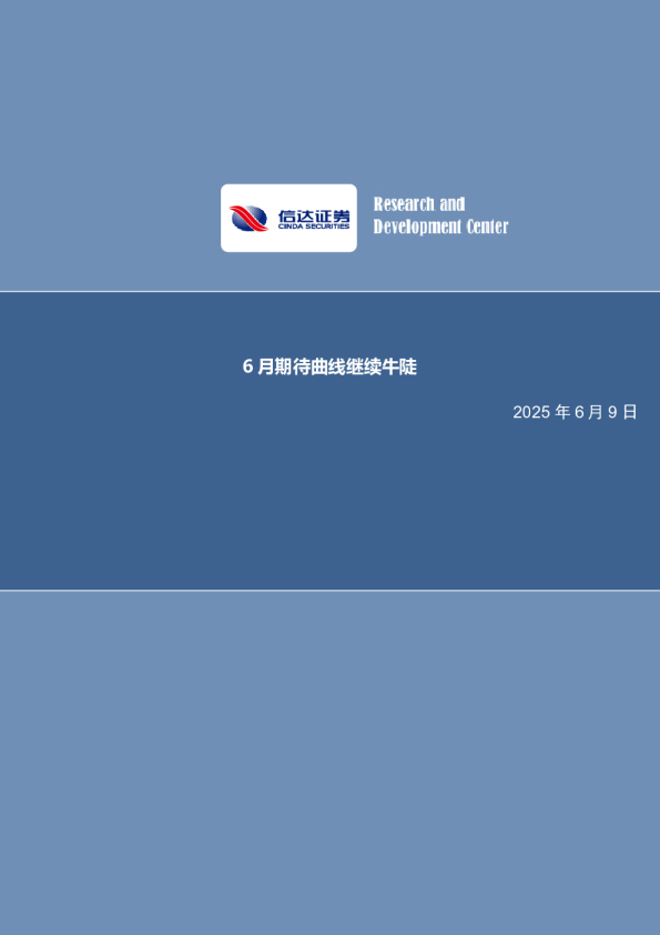 6月期待曲线继续牛陡