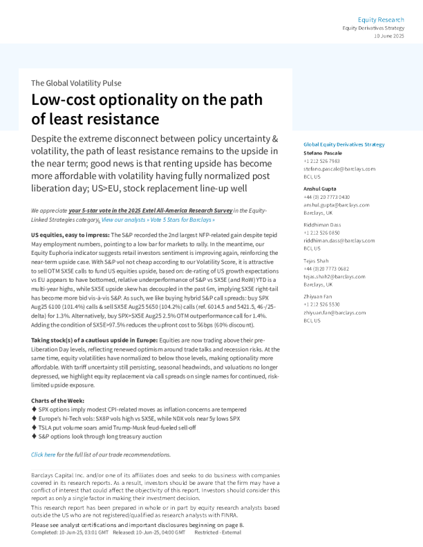 在阻力最小的路径上的低成本期权性