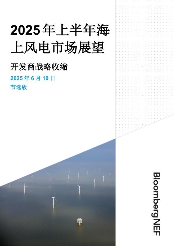 2025年上半年海上风电市场展望 节选版