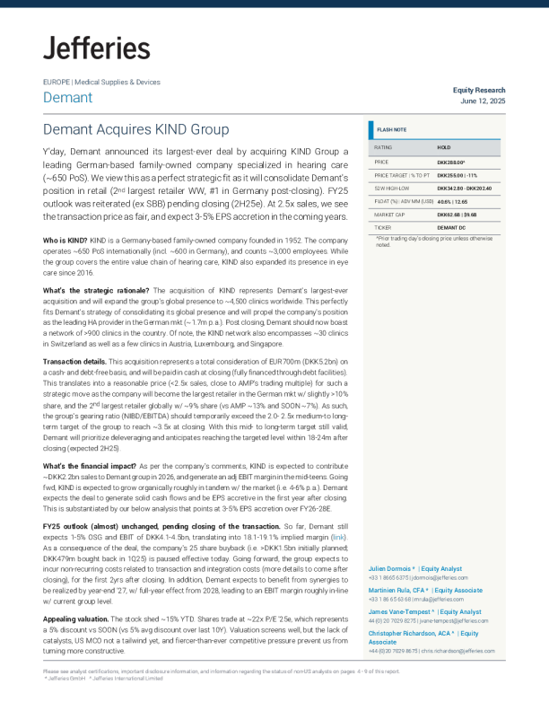 德玛特收购KIND集团