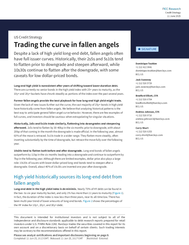 堕落天使的曲线交易