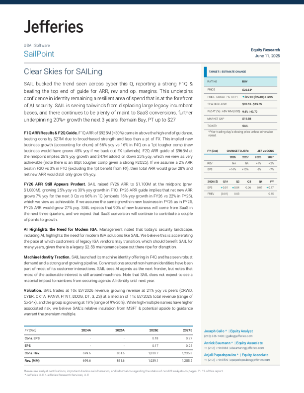 赛点（SAIL）：SAIL一帆风顺