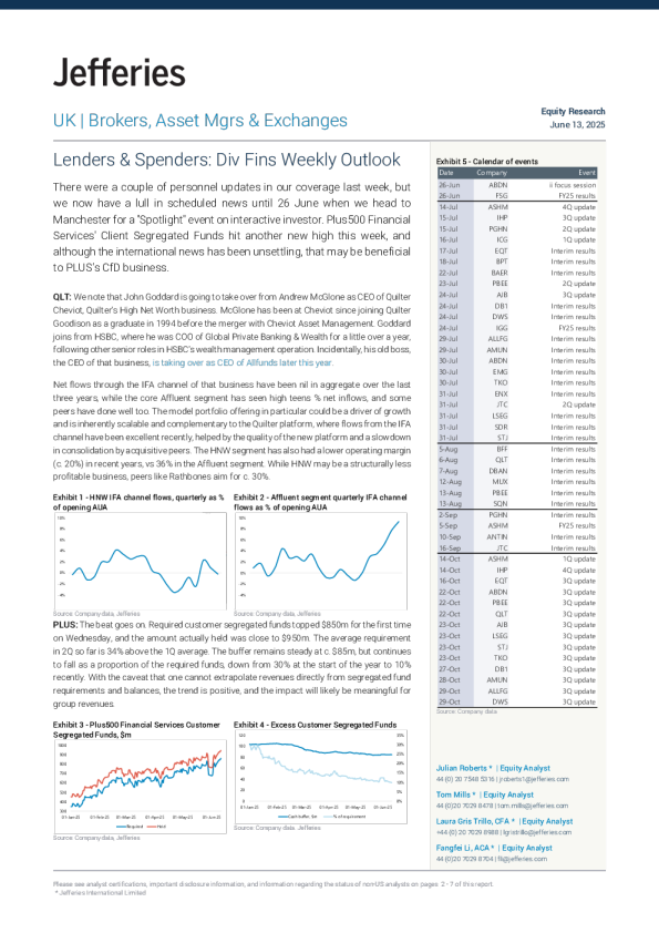 贷款方与支出方：股息金融周度展望