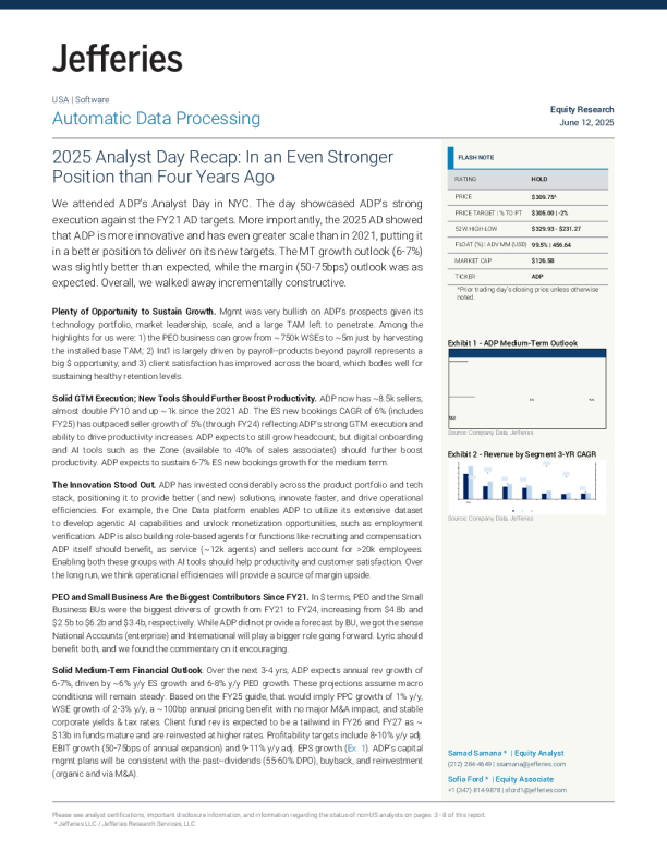 2025年分析师日回顾：比四年前处于更强劲的地位