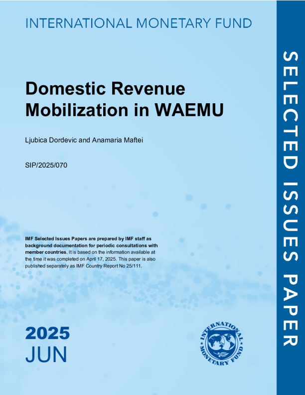 西非经货联盟国内收入动员2025