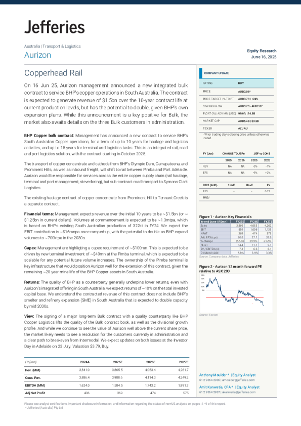 澳瑞森控股有限公司（AZJ AU）股票研究报告