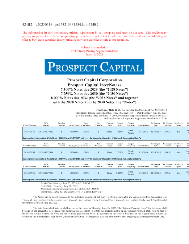 普罗斯佩克特资本美股招股说明书(2025-06-16版)