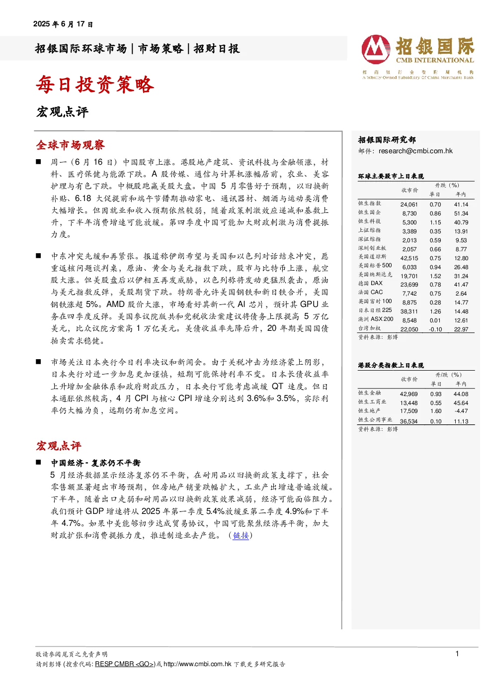 招财日报