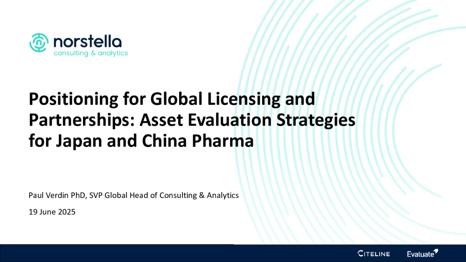 全球许可与合作的定位：中日药企资产评估战略