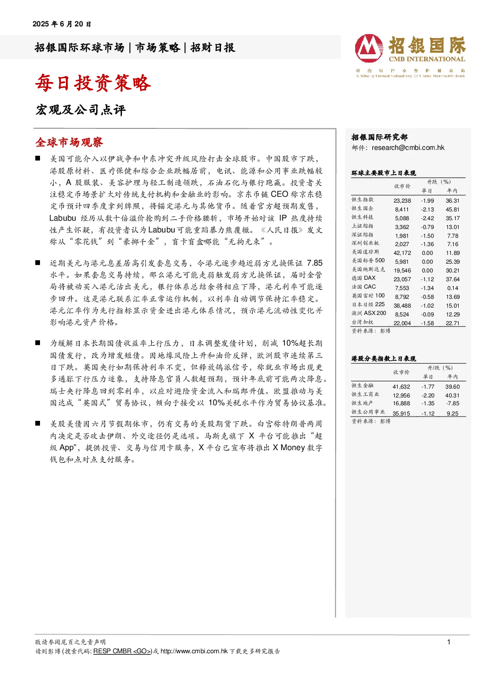 招财日报