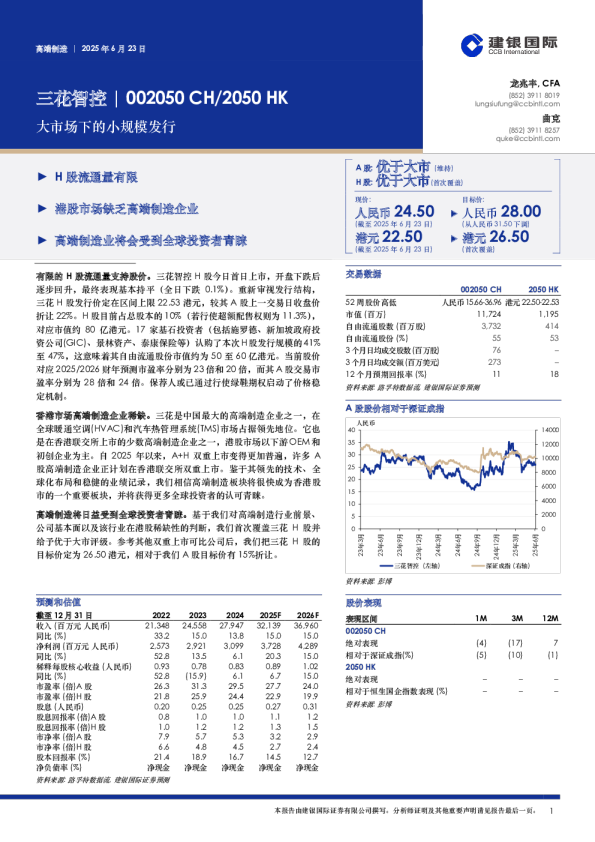 大市场下的小规模发行