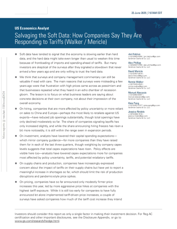 拯救软数据:企业如何应对关税(Walker / Mericle)
