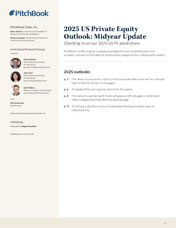 2025年美国私募股权展望：年中更新