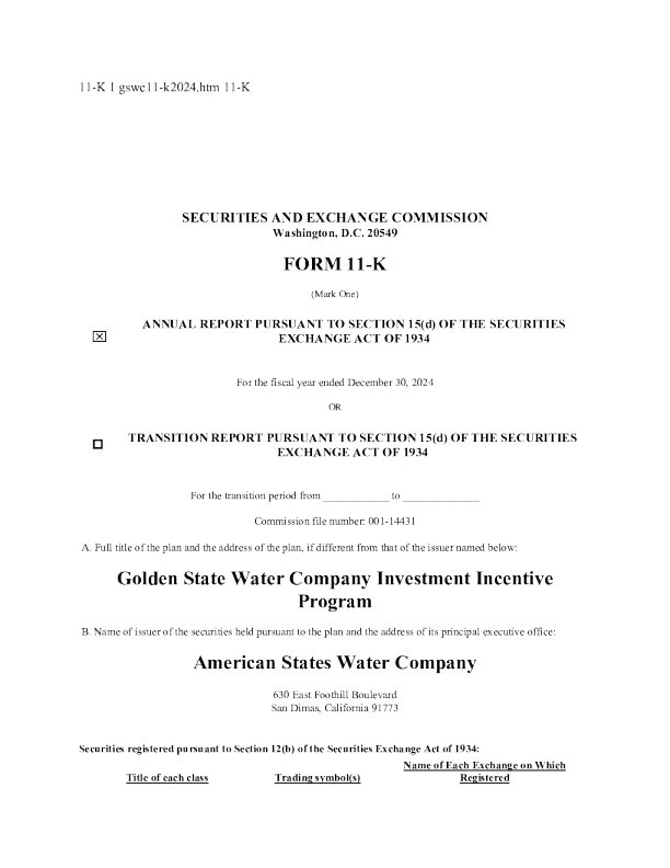 美洲国家水务 2024年度报告
