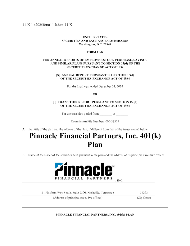 峰顶金融合作伙伴公司 2024年度报告