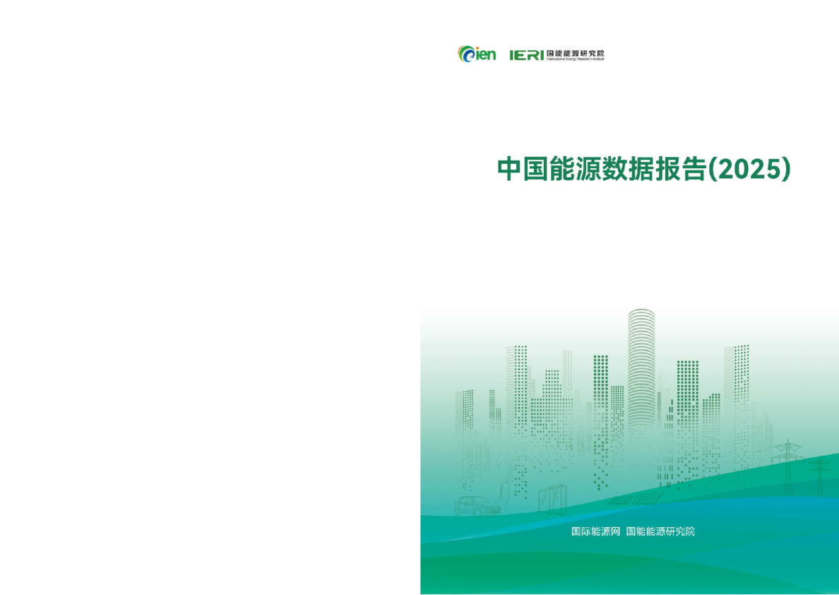 中国能源数据报告（2025）