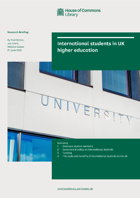 英国高等教育中的国际学生