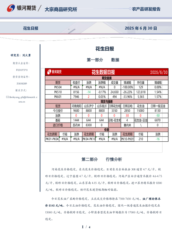 花生日报(25-6-30)