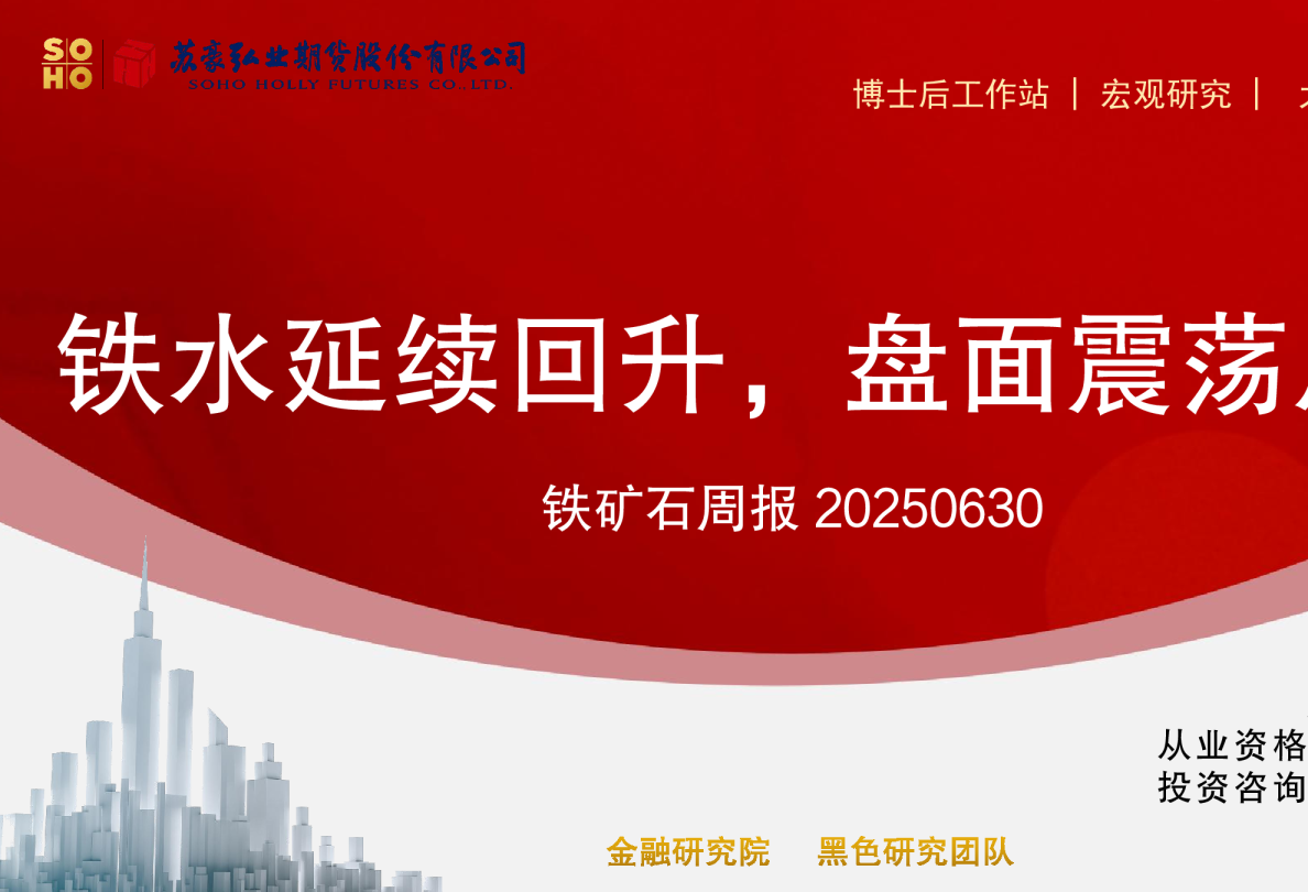 铁矿石周报：铁水延续回升，盘面震荡反弹