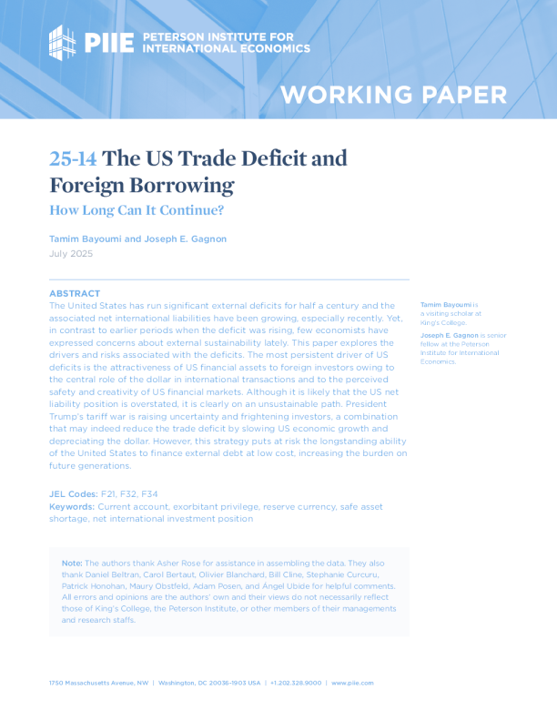 美国贸易逆差和外债：还能持续多久？