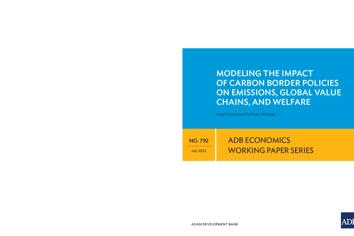 碳边界政策对排放、全球价值链和福利的影响建模（英）