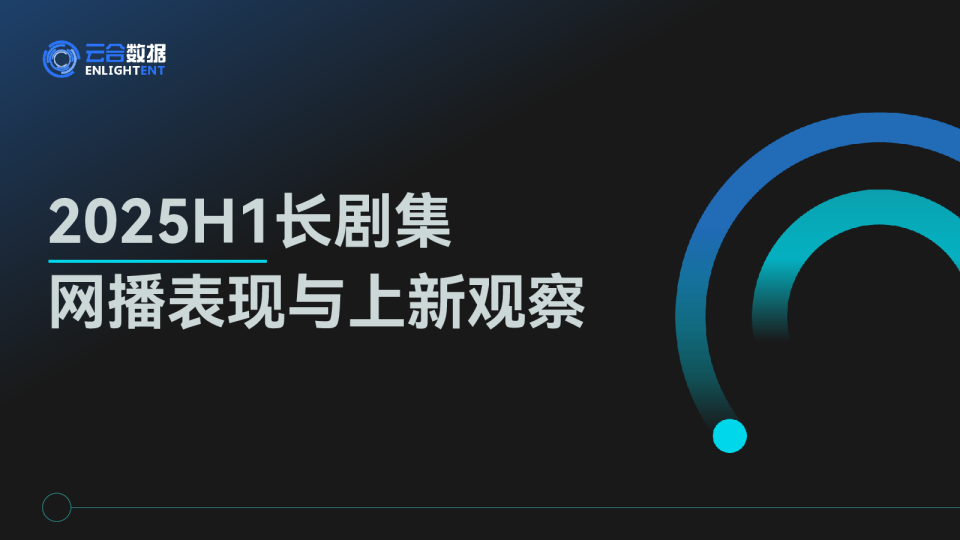 2025H1长剧集网播表现与上新观察