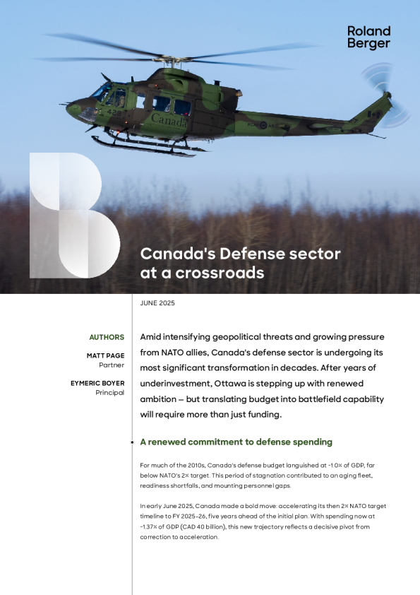 加拿大国防处于十字路口