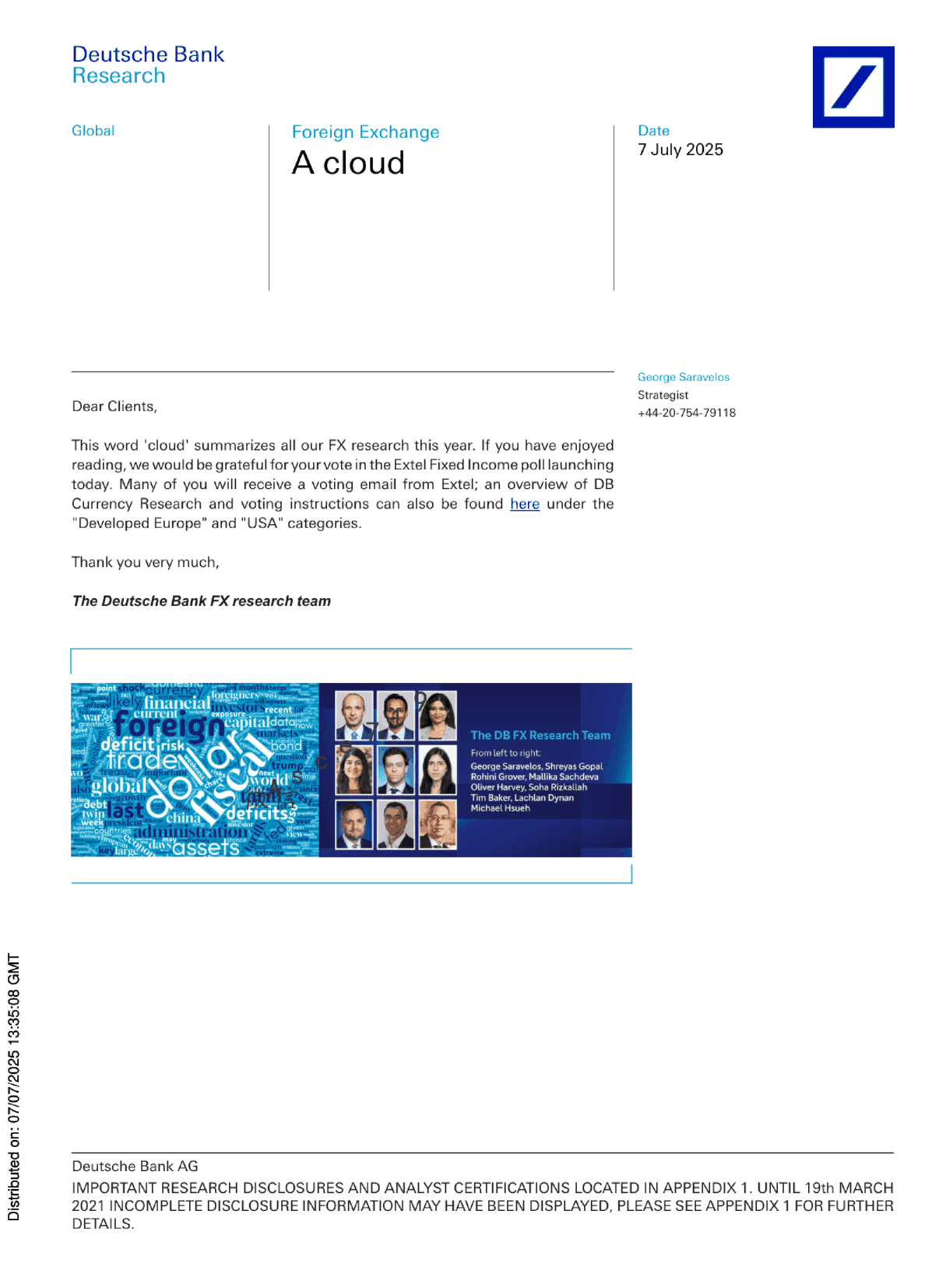 全球外汇研究：云