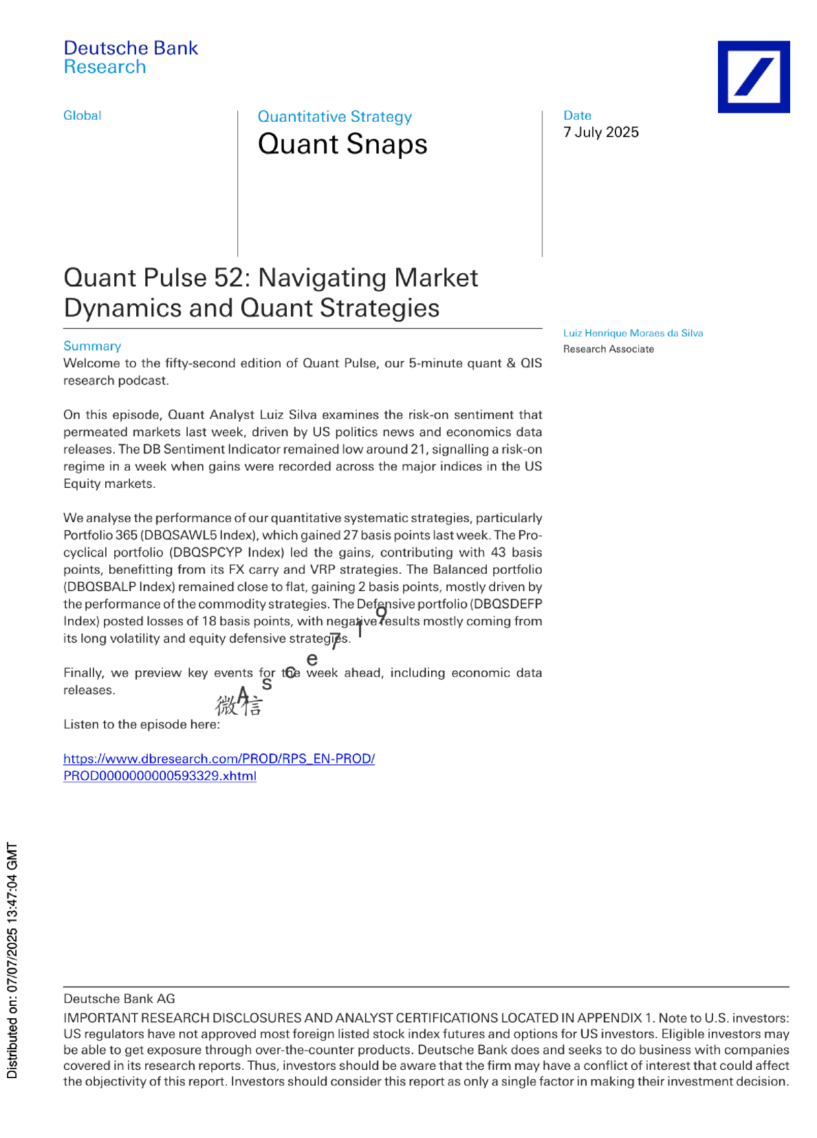 量化脉搏第52期：市场动态与量化策略导航