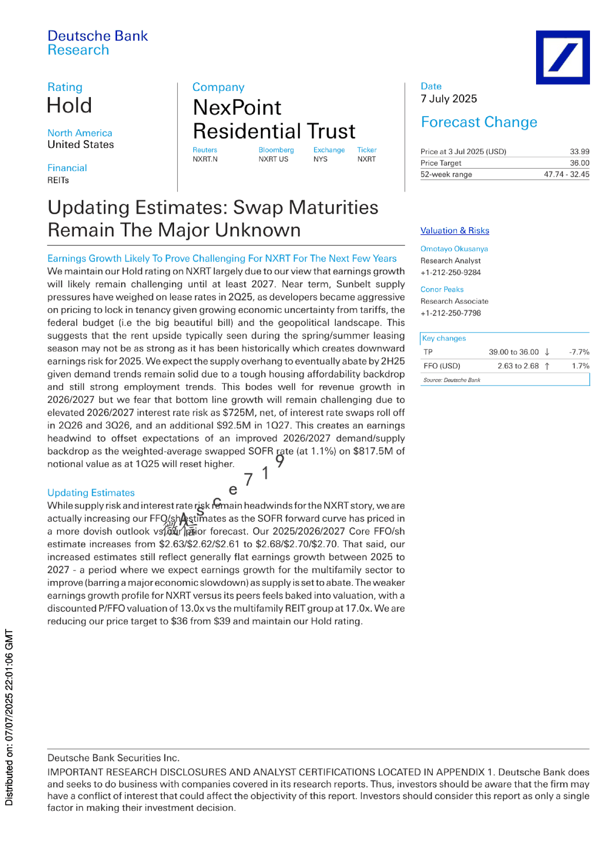 更新估算：互换到期仍是主要未知数
