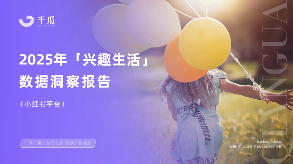 2025年「兴趣生活」数据洞察报告（小红书平台）