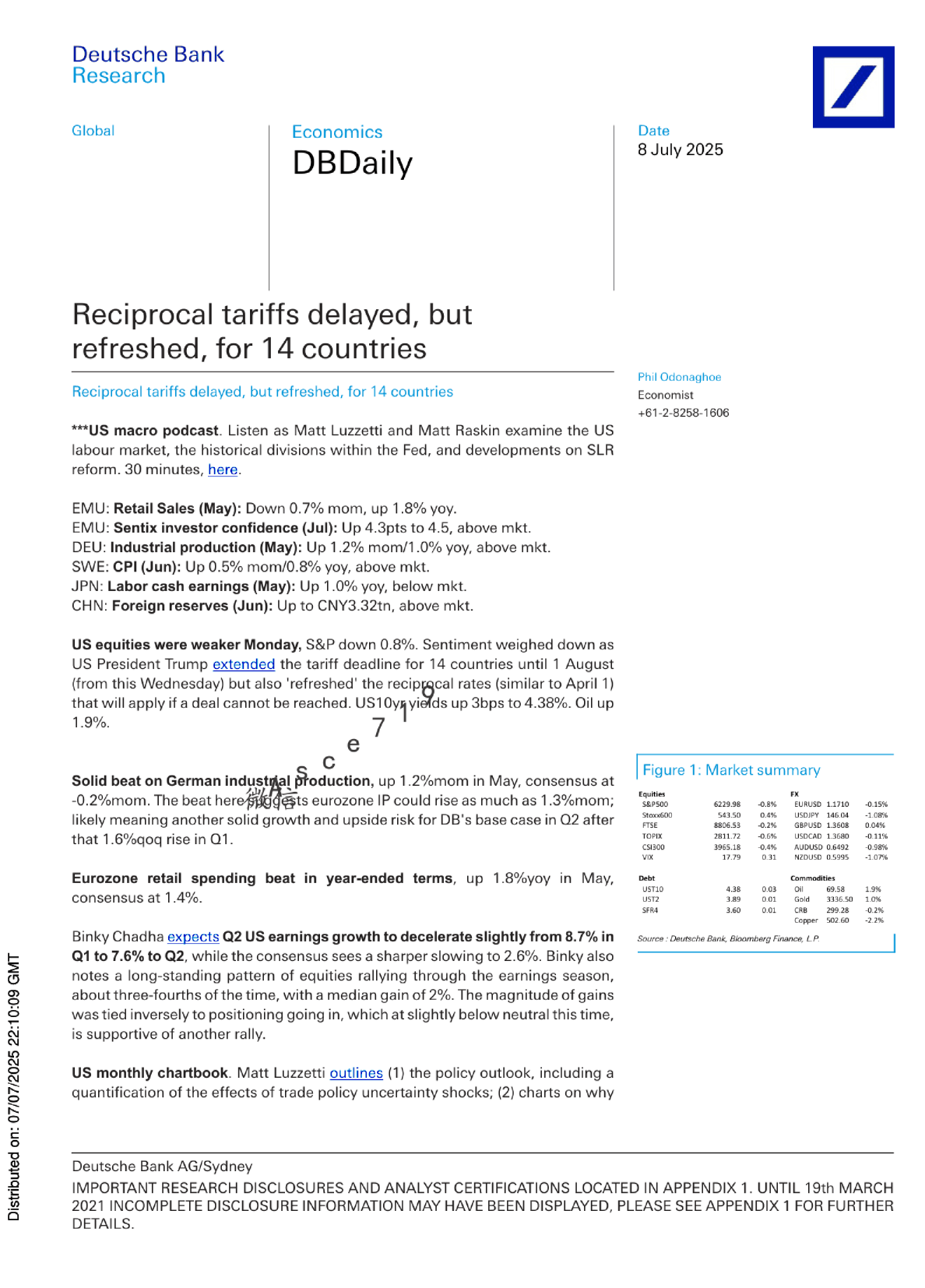 14国互惠关税延迟但更新