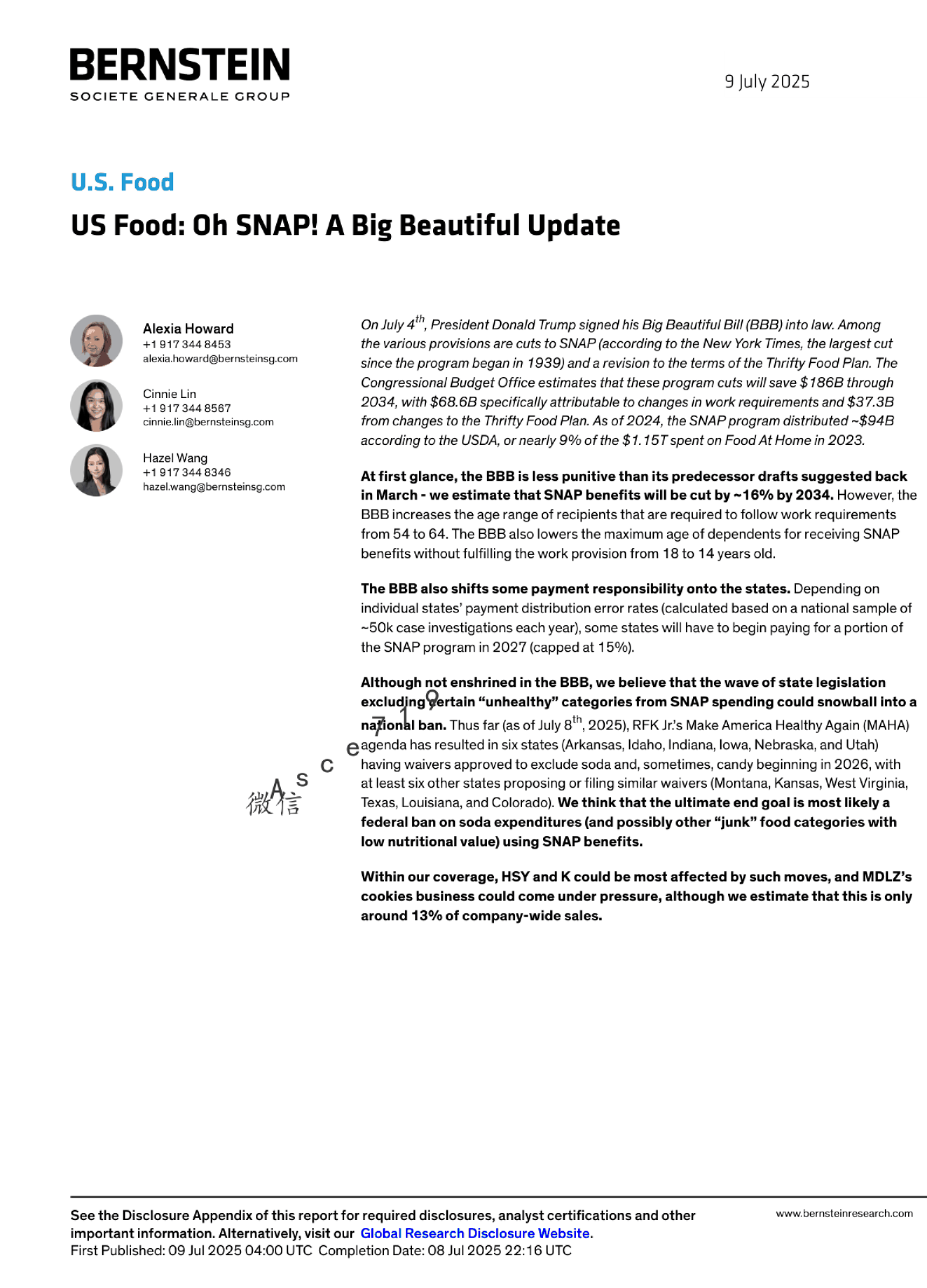 美国食品：哦，SNAP！一个重大而美好的更新