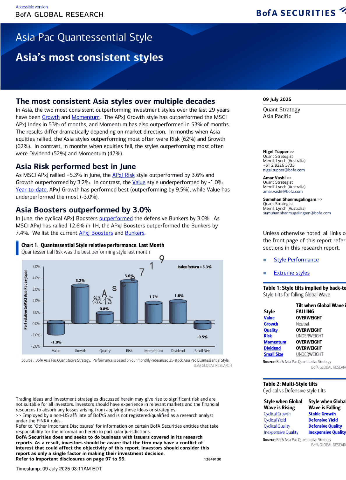 亚洲最稳定的投资风格：成长与动量