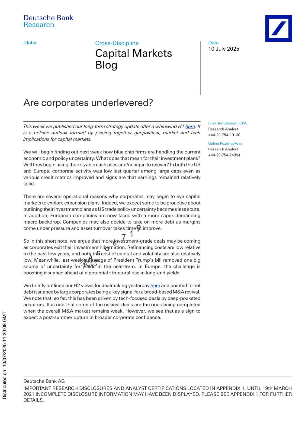 企业是否杠杆不足？