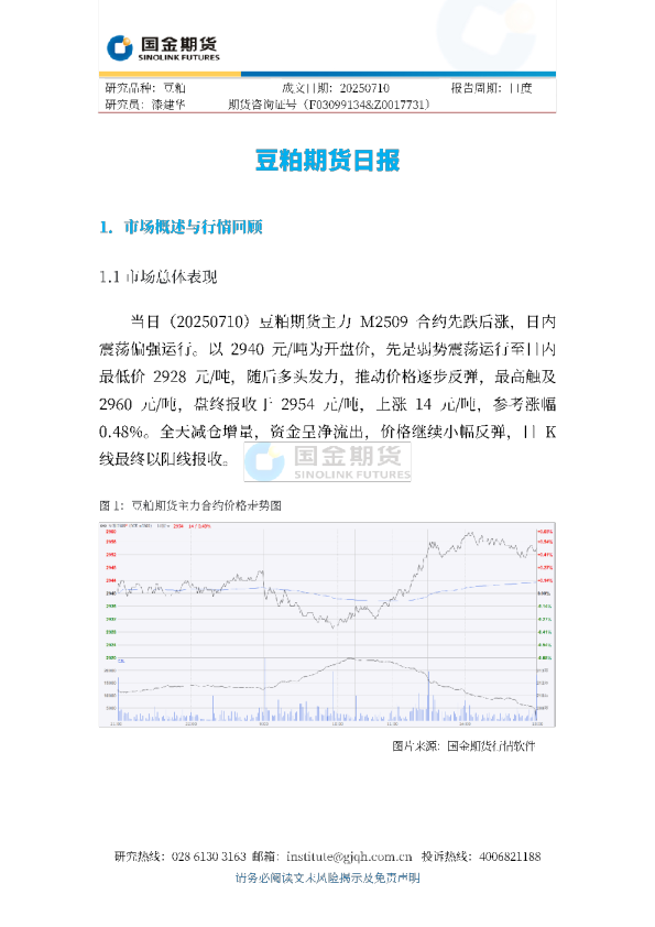 观投研之豆粕日报