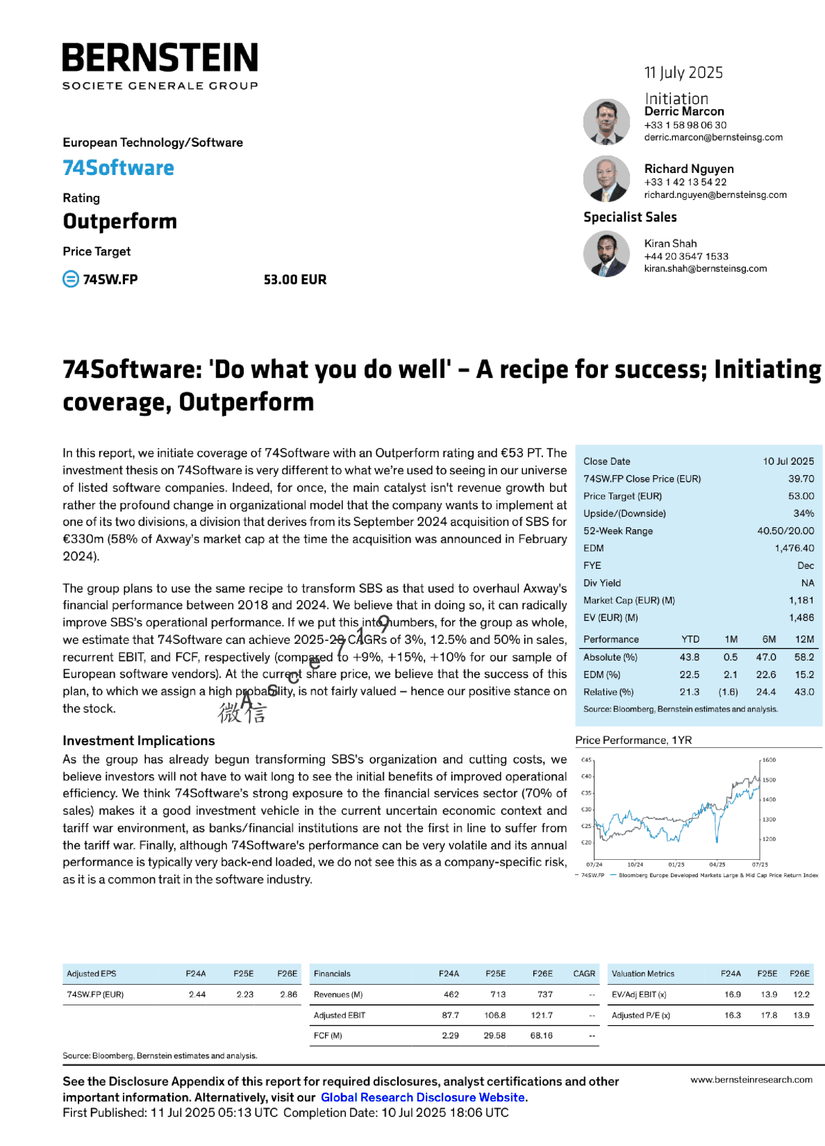 74Software：'做你所擅长的事' - 成功的秘诀