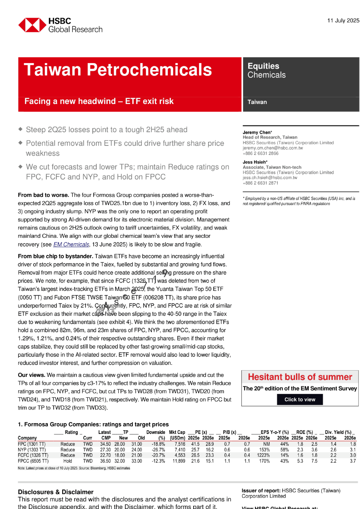 面临新的阻力 - ETF退出风险