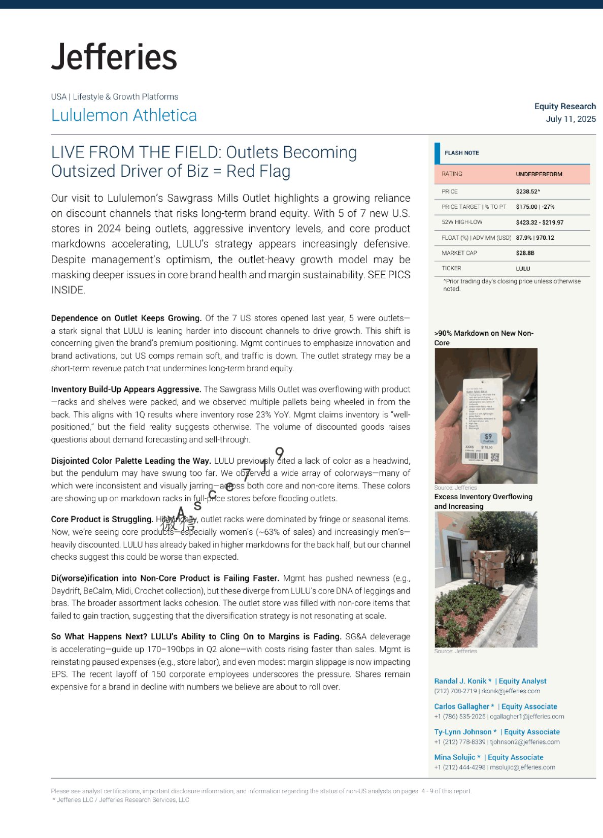 实地观察：奥特莱斯成为业务增长的异常驱动因素——红色警报