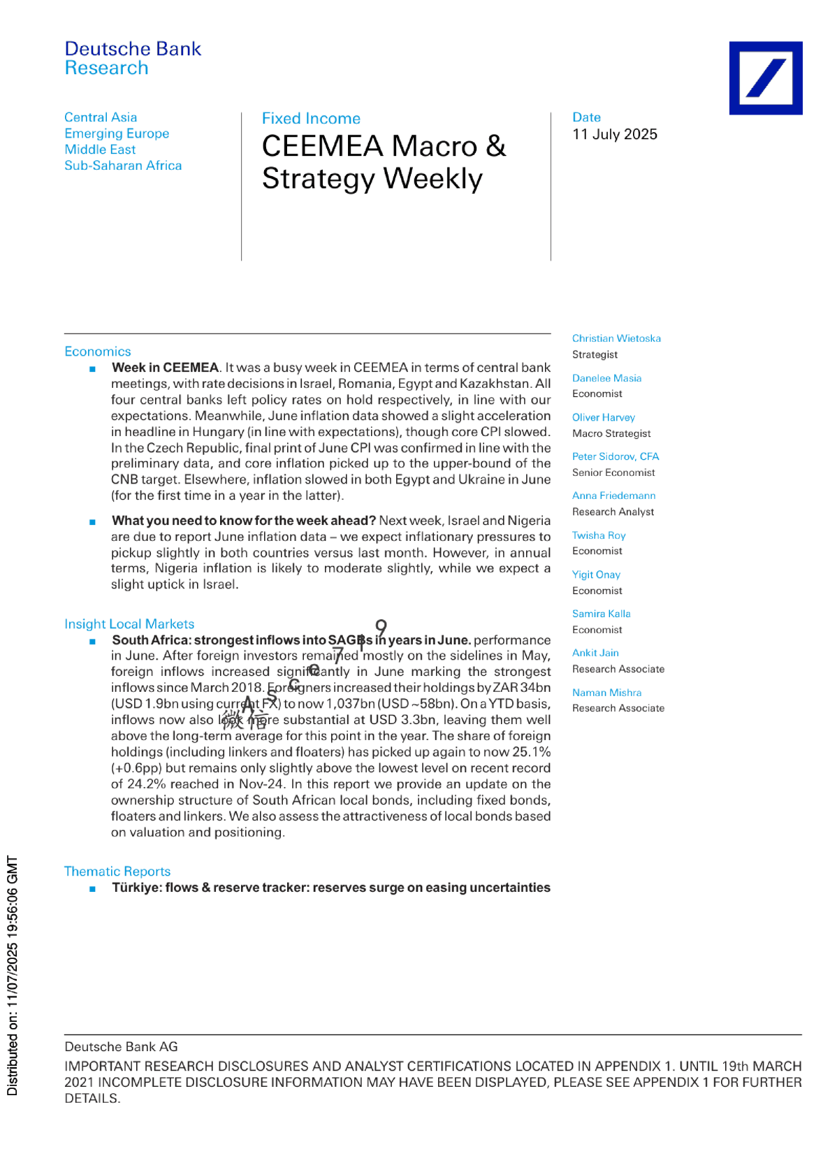 CEEMEA宏观策略周报