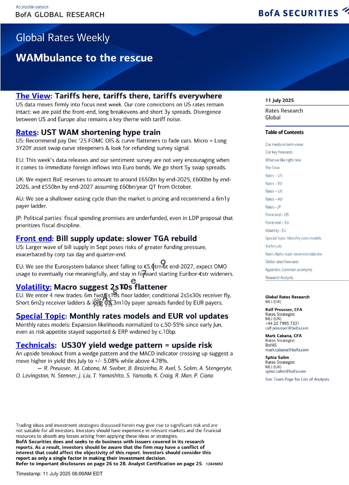 全球利率周报：WAMbulance救援行动