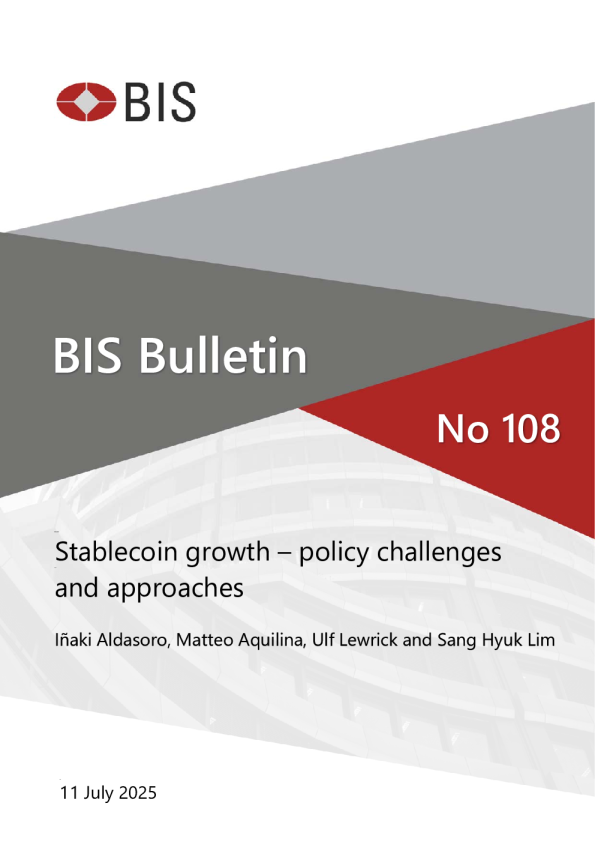 稳定币增长；政策挑战和方法