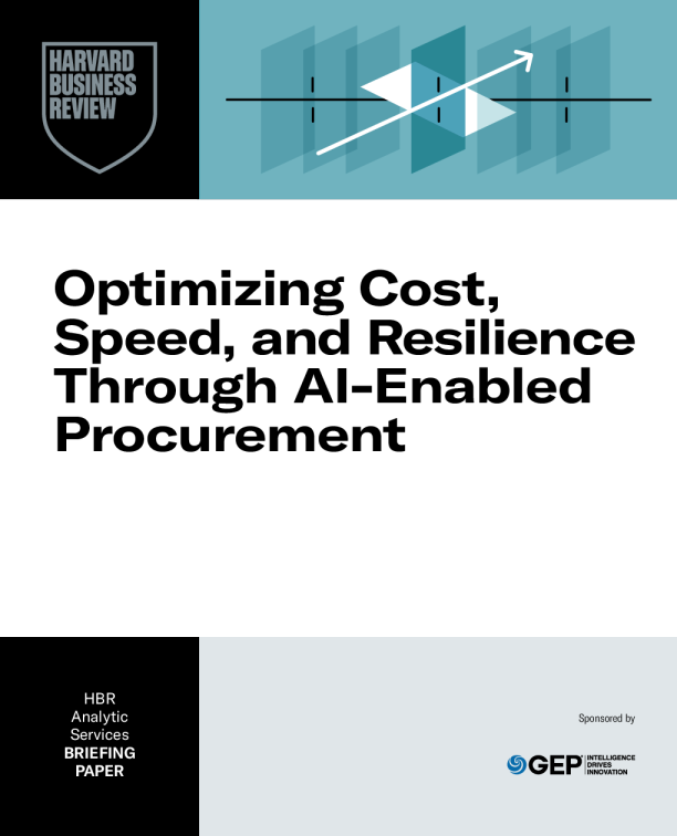 通过人工智能采购优化成本、速度和弹性-GEP