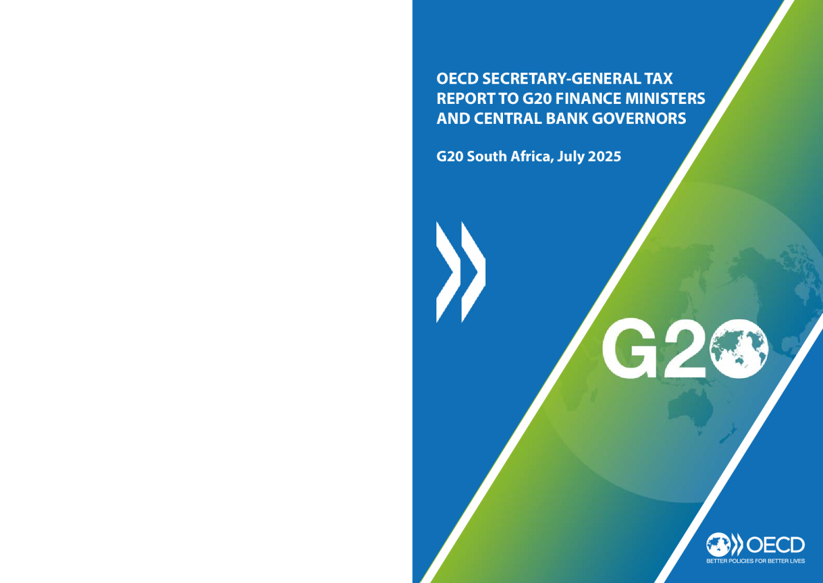 经济合作与发展组织秘书长向G20财长和央行行长提交的税务报告（G20南非，2025年7月）